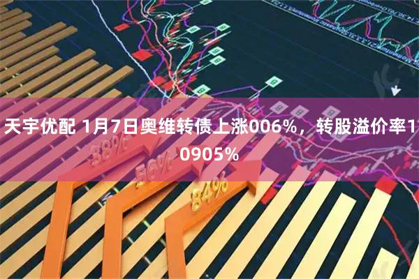 天宇优配 1月7日奥维转债上涨006%，转股溢价率10905%